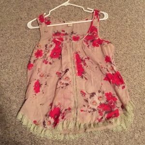 Forever 21 tank blouse top medium