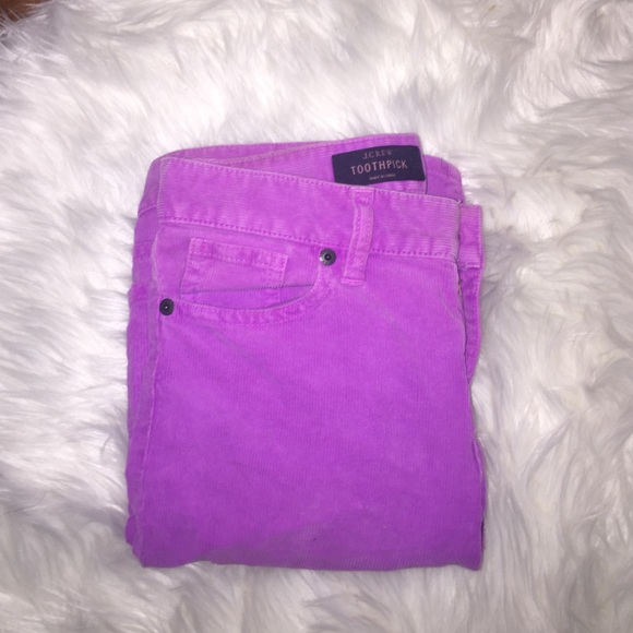 Jcrew toothpick corduroy pants