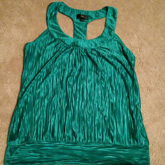 Teal dress top