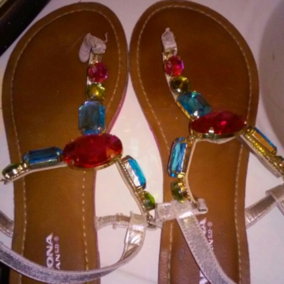 Colorful sandals