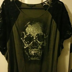 Dolman style crash and burn top