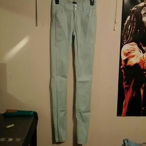 Light Mint Skinny Jeans