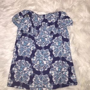 Lilly Pulitzer Wiley Ruffle tube top
