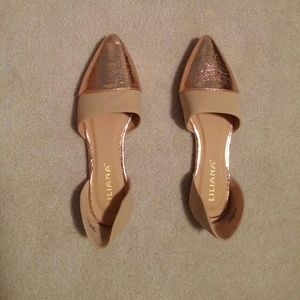Liliana nude flats (8.5)
