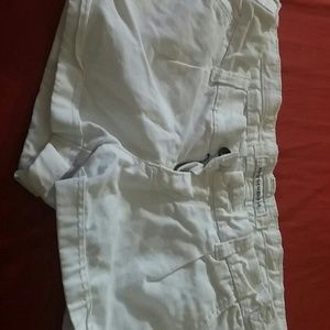Abercrombie white shorts