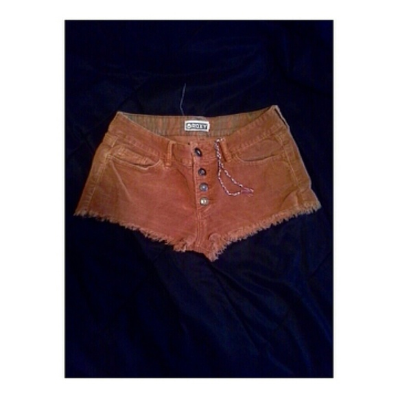 roxy high-waist shorts