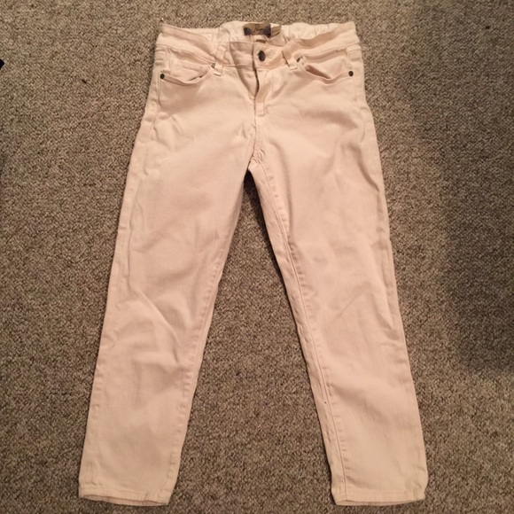 Paige denim Capri pale pink 26 stretch