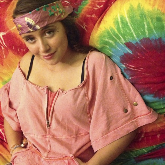 Free People bell sleeve sweatshirt top kanga FuNkY - Picture 2 of 4