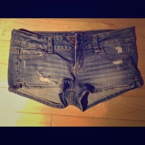 American eagle jean shorts