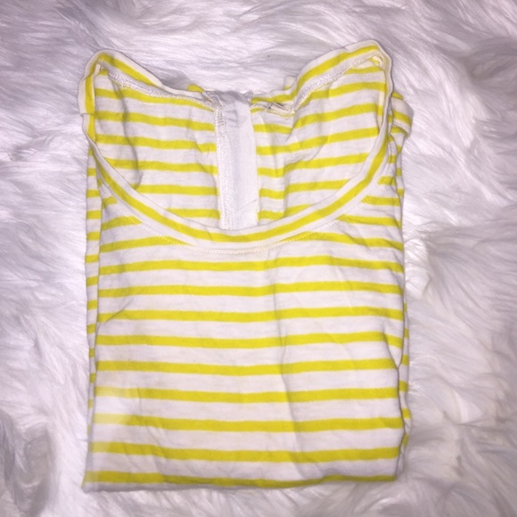 Jcrew stripped three quarter length sleeve top