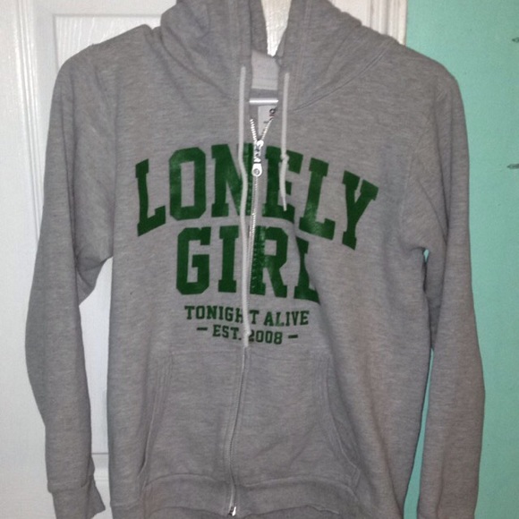 Tonight Alive zip up hoodie