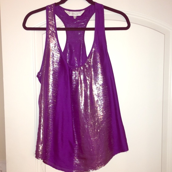 Trina Turk Purple Top