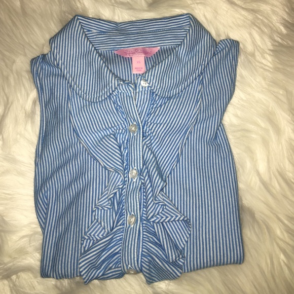 Lilly Pulitzer button down collared tank