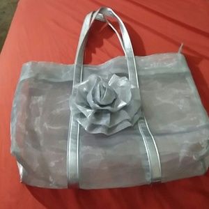 Gray clear bag