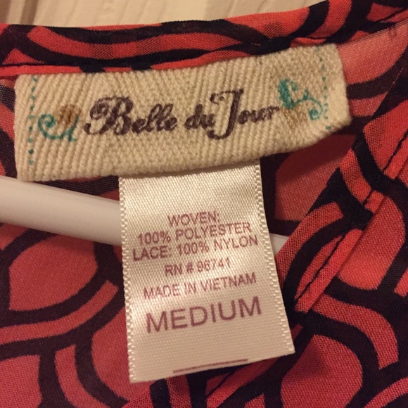 Belle du Jour lace shirt - Picture 3 of 3