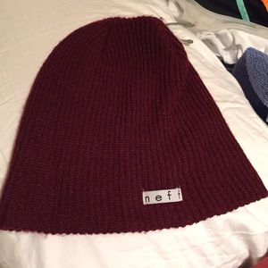 Maroon Neff Beanie
