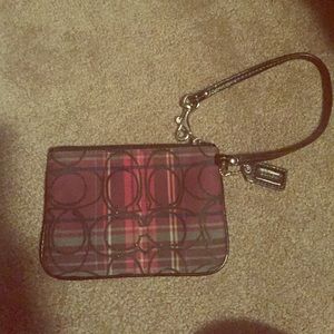 Coach wristlet and keychain bundle