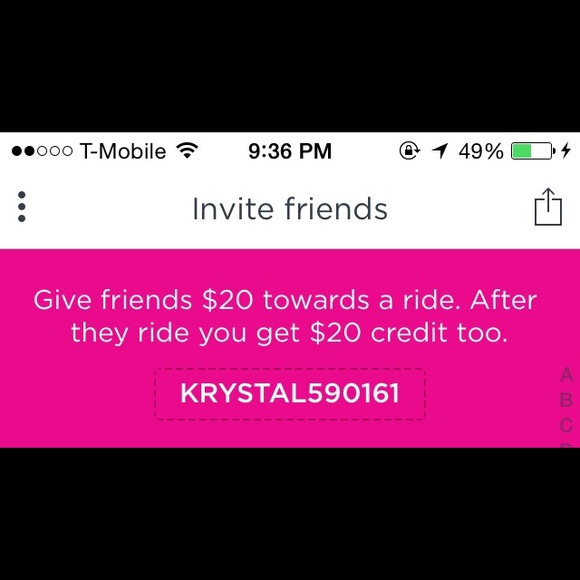 $2 OFF BRANDY IF YOU SIGN UP FOR LYFT