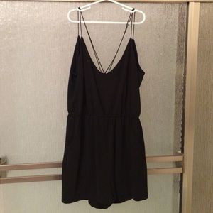 Black Romper w/ Pockets
