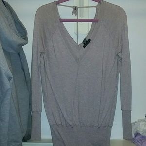 Long v neck top