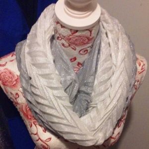 Gray Infiniti scarf
