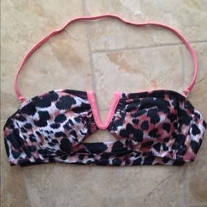Cheetah bikini top