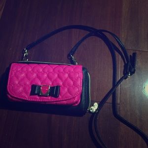 Brand new betsey Johnson wallet clutch Crossbody!