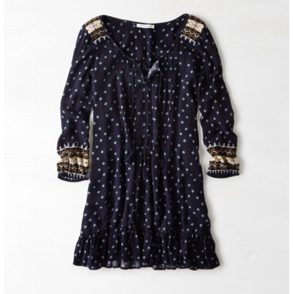 American Eagle Outfitters Dresses & Skirts - American Eagle Boho Printed Dress NWT