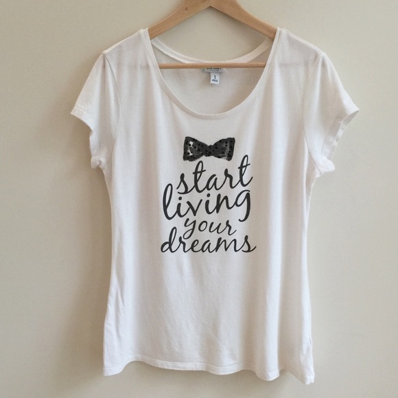 Old Navy Tops - OLD NAVY | "Start Living Your Dreams" Tee