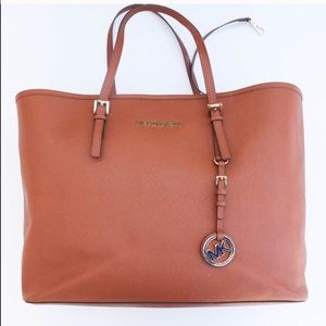 Michael Kors Jet Set Tote Bag Leather Tan ONHOLD