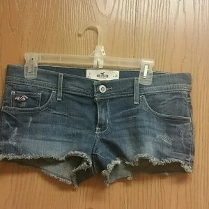 Hollister Distressed Shortie Shorts