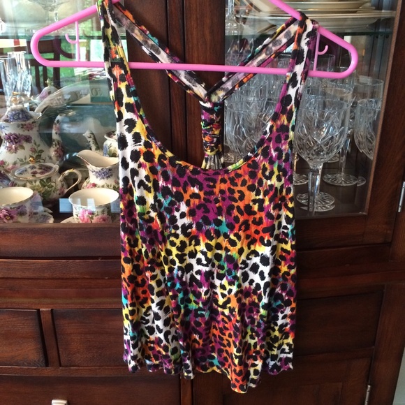 Cheetah Print Tank Top