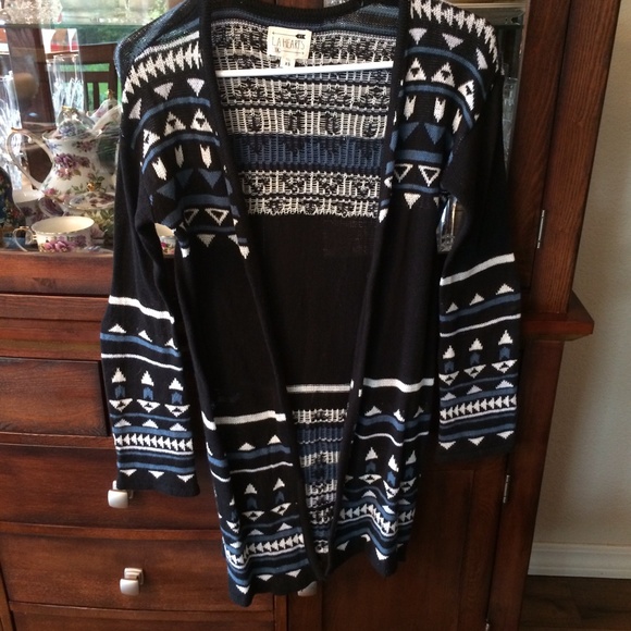 Aztec Long Cardigan