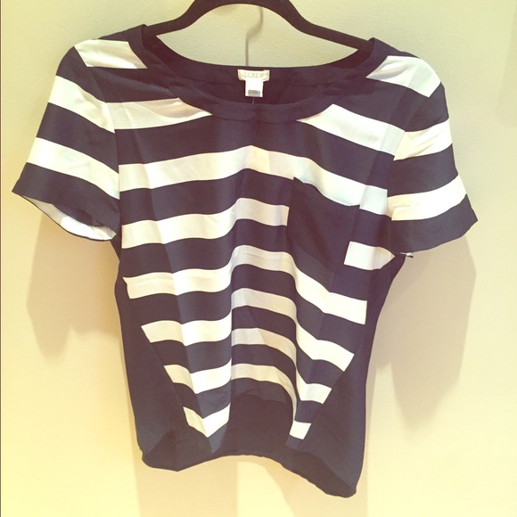 Nautical striped blouse