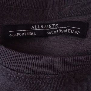 ALL SAINTS GREY SWEATER