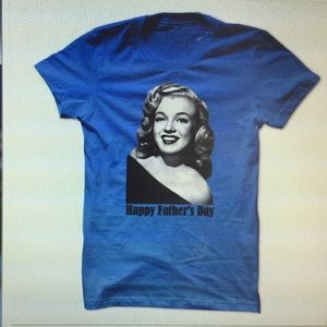 Marilyn Monroe happy Father's Day TShirt