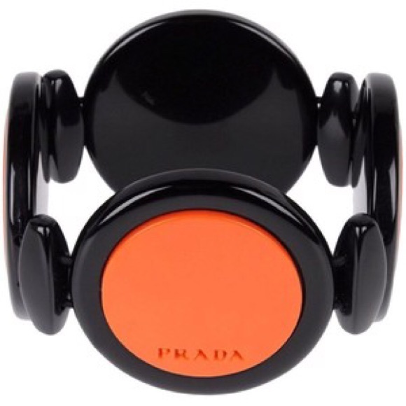 Prada Bracelet -black/orange