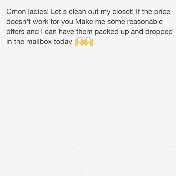 Help me clean out my closet!