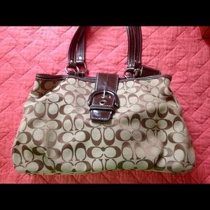 Authentic Coach tote handbag
