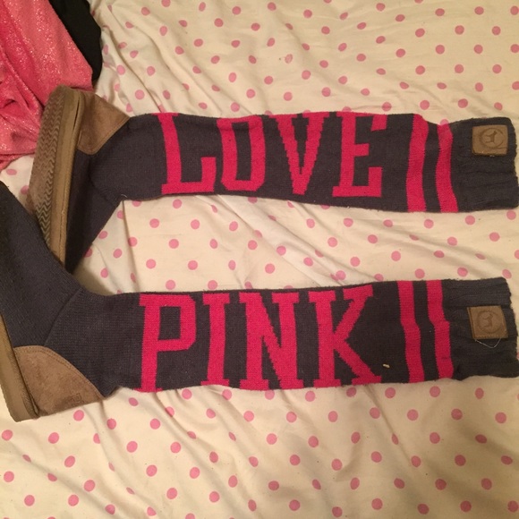 PINK slipper boots