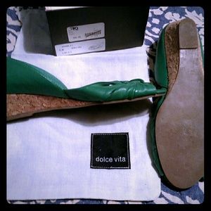 Dolce Vita Green Wedges Size 9