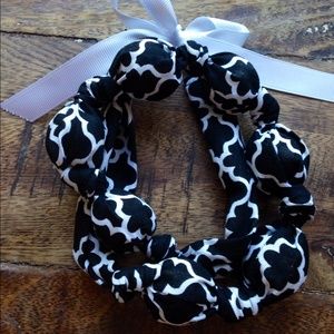 Fabric teething/nursing/statement necklace