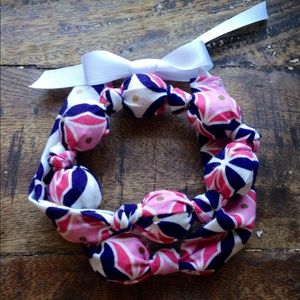 Fabric teething/nursing/statement necklace