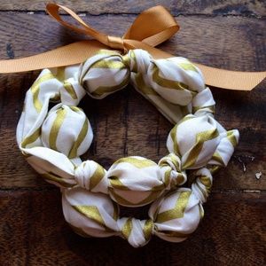 Fabric teething/nursing/statement necklace