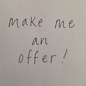 make me an offer! 😊