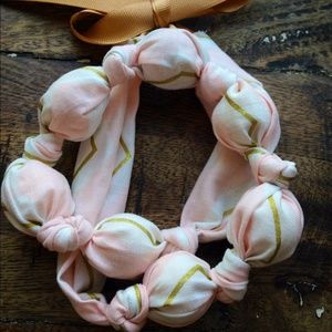 Fabric teething/nursing/statement necklace