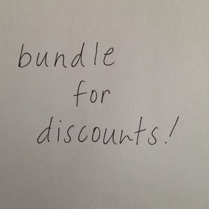bundling = discounts!