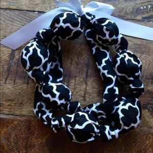 Fabric teething/nursing/statement necklace