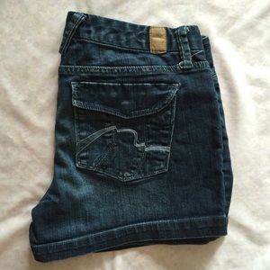 Dark Wash Denim Shorts