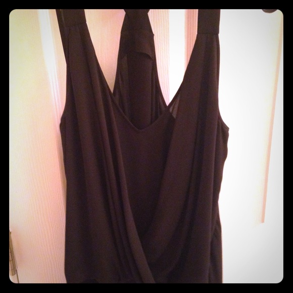 BCBG black blouse